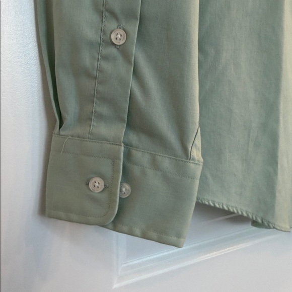 Croft & Barrow Green Dress Shirt - Picture 5 of 5